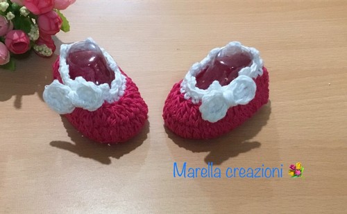 Scarpette neonato babucce - scarpette,