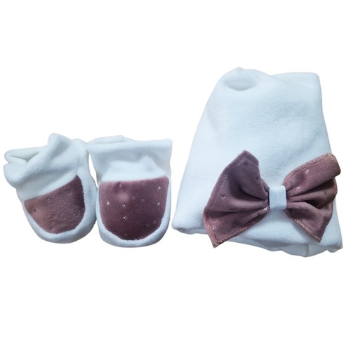Parure cappellino babucce - parure, cappellino+babucce
