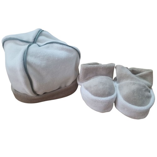 Set parure cappellino babucce - set,