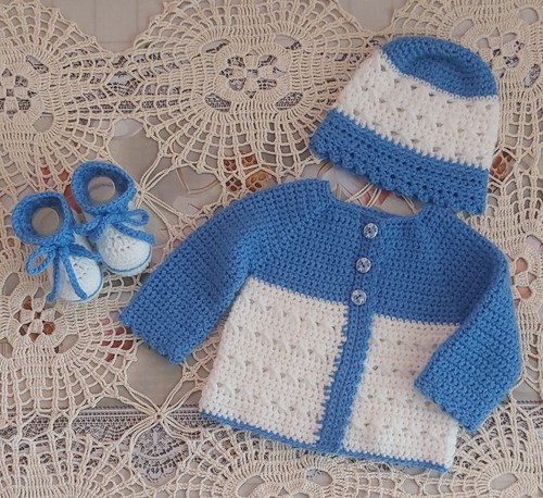 Set baby cardigan babucce - baby, cardigan,babucce