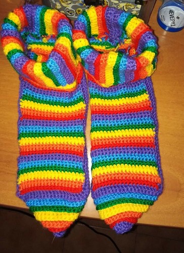 Babucce arcobaleno interamente - babucce,