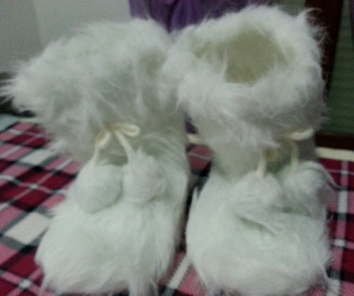 Pantofole babucce bianche